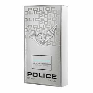 Police Silver Allure Homme Eau De Toilette Fresh Aquatic Woody Fragrance for Men, 100ml