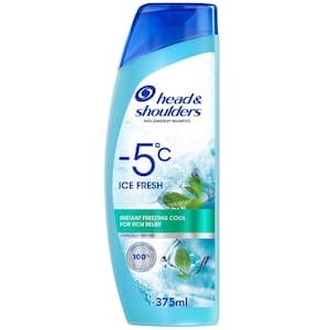 Head and Shoulders Ice Fresh Anti-Dandruff Shampoo with Menthol Cooling, 375ml