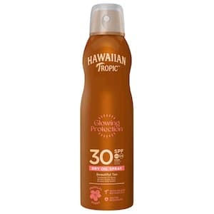 Hawaiian Tropic Glowing Protection Dry Oil Spray SPF30, 180ml