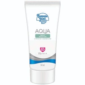 Banana Boat Aqua Daily Moisture UV Protection Sunscreen Lotion SPF50+, 50ml