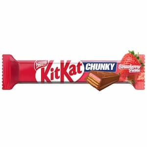 Nestle KitKat Chunky Strawberry Fiesta Chocolate Wafer Bar, 41g