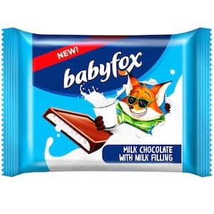 Babyfox Milk Chocolate With Milk Filling Chocolate Bar, 12g