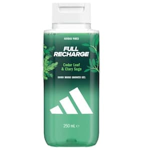 Adidas Vibes Full Recharge Shower Gel, Cedar Leaf & Clary Sage, 250ml