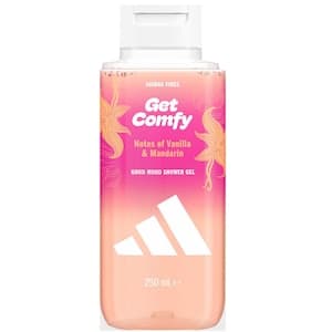 Adidas Vibes Get Comfy, Notes of Vanilla and Mandarin, Good Mood Shower Gel, 250ml