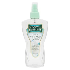 Body Fantasies Body Spray, Fresh White Musk Fantasy, 236ml