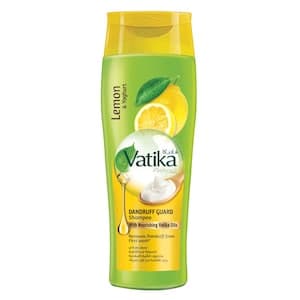 Dabur Vatika Naturals Lemon And Yoghurt Dandruff Guard Shampoo White 400ml