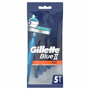 Gillette Blue II Plus Men's Disposable Razors 5 count