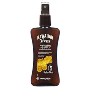Hawaiian Tropic Protective Sun Tan Oil Spray SPF 15 200ml