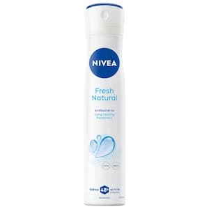 NIVEA Fresh Natural Antiperspirant Spray for Women, Ocean Extracts, 48H Protection, 200ml