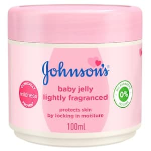 Johnson's  Baby Jelly Lightly Fragranced, Protects Skin, Mild 100ml