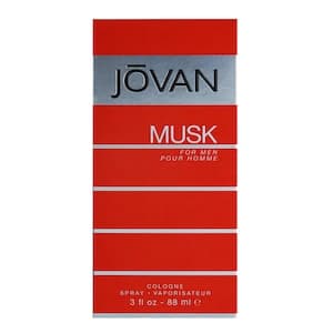 Jovan Cologne Spray, For Men, Musk, 88ml