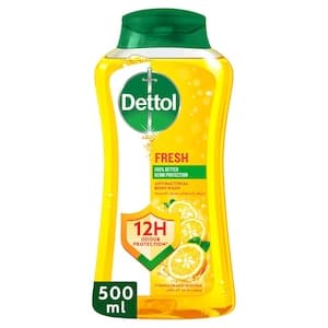 Dettol Fresh Shower Gel & Body Wash, Citrus & Orange Blossom, 500ml
