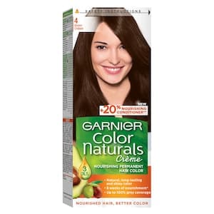 Garnier Color Naturals Crème Nourishing Permanent Hair Color, 74, Brown