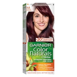 Garnier Color Naturals Crème Nourishing Permanent Hair Color, 4.6, Burgundy