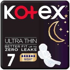 Kotex Ultra Thin Pads Overnight Protection Sanitary Pads with Wings 7 Sanitary Pads