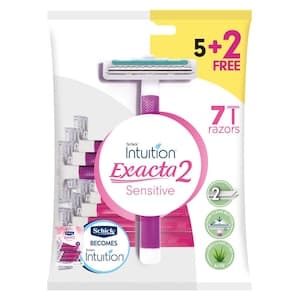 Schick Exacta 2 Sensitive Razor Pink 7 Razor