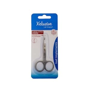 Xcluzive Curved Cuticle Scissor Silver