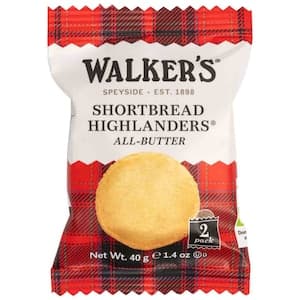 Walkers Shortbread Highlanders All Butter Biscuits, 40g, Pack of 2