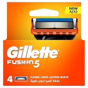 Gillette Fusion5 Men's Refillable Razor: 4 Blade Refills