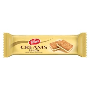 Tiffany Creams Vanilla Cream Sandwich Biscuits, 80g