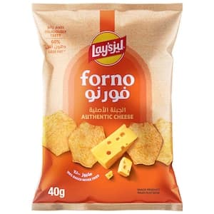 Lay’s Forno Authentic Cheese Baked Potato Chips, 40g