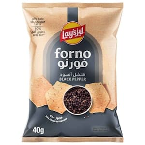 Lay’s Forno Black Pepper Baked Potato Chips, 40g