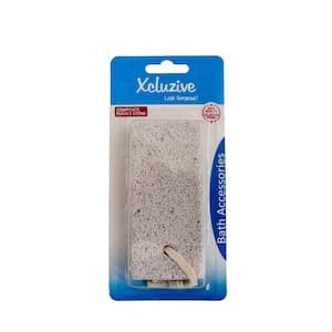 Xcluzive Rectangular Pumice Stone With Rope White