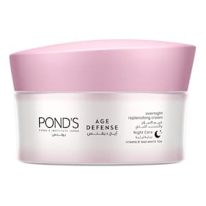 Pond's Age Defense Overnight Replenishing Face Cream with Vitamin B3 and White Tea 50ml