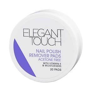Elegant Touch Nail Polish Remover White 20 Pads