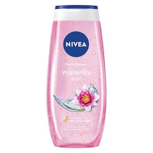 NIVEA Shower Gel Body Wash Waterlily & Oil with Caring Oil Pearls and Waterlily Scent 250ml