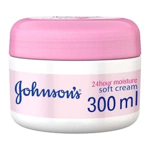 Johnson'S 24 Hour Moisture Soft Cream, Suitable for All Skin Types, 300ml