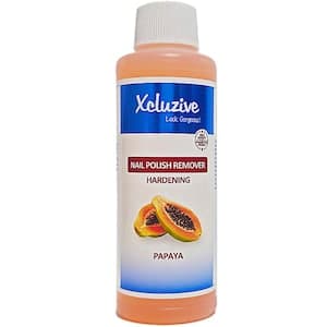 Xcluzive Papaya Hardening Nail Polish Remover Beige 120ml