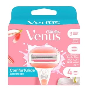 Venus ComfortGlide SPA Breeze Woman's Razor Carts: 4 carts