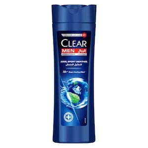 Clear Shampoo For Men Anti Dandruff Shampoo Cool Sport Menthol  400ml