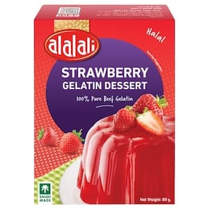 Al Alali Strawberry Gelatin Dessert, 80g