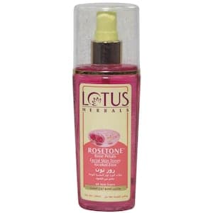 Lotus Herbals Rosetone Rose Petals Facial Skin Toner Spray 100ml Clear