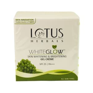 Lotus Herbals White Glow Skin Whitening And Brightening Gel Creme 60g
