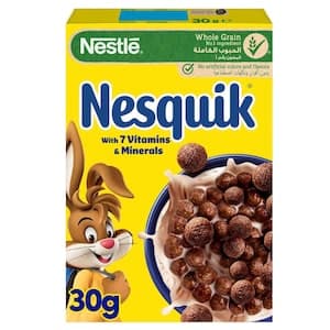 Nestle Nesquik Chocolate Breakfast Cereal, 30g