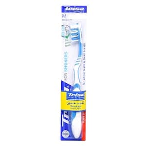 Trisa Medium Toothbrush For Smokers White