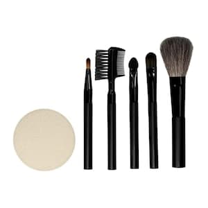 QVS Essential Cosmetic Tool Kit Black And Beige 80g