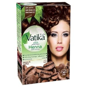 Vatika Henna Hair Colour 4.5 Dark Brown 10g