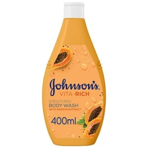 Johnson's Body Wash Vita-Rich Smoothing, With Papaya, Glycerin, 400ml