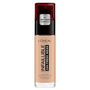 L'Oreal Paris Infallible 24h Fresh Wear Liquid Foundation, 145 Beige Rose