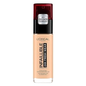 L'Oreal Paris Infallible 24h Fresh Wear Liquid Foundation, 120 Vanilla