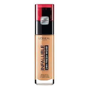 L'Oreal Paris Infallible 24h Fresh Wear Liquid Foundation, 220 Sand