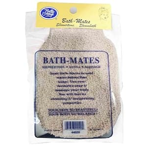 Pretty Miss Bath Mitten With Mesh Sponge Grey