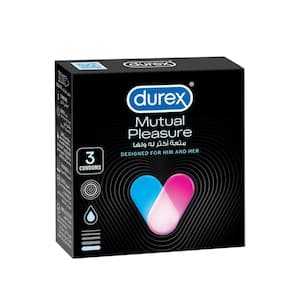 Durex Mutual Pleasure Condoms 3s
