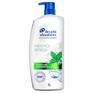 Head & Shoulders Menthol Refresh Anti-Dandruff Shampoo For Itchy Scalp 1L