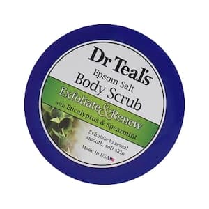 Dr Teal's Epsom Salt Body Scrub Eucalyptus & Spearmint, 454g