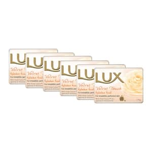Lux Velvet Touch Soap Bar, 170g, Pack of 6